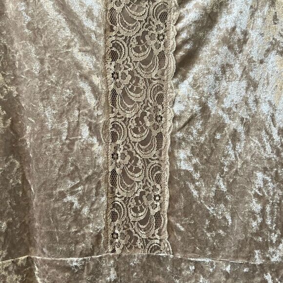 New Directions Velvet Tank Top in Champagne Sz 3X - Picture 9 of 10